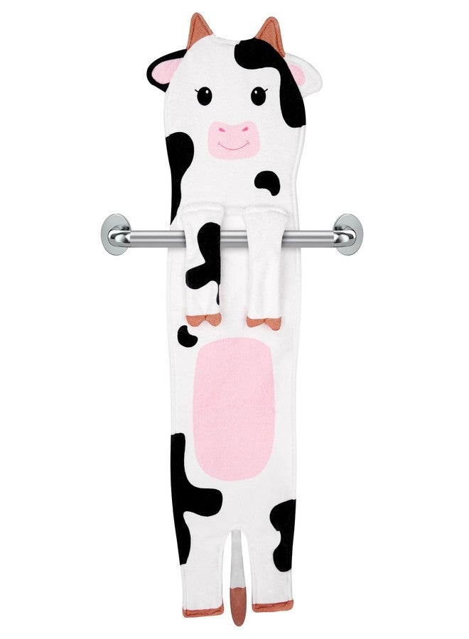 Prewplam Cow Hand Towels for Kitchen Bathroom - Cute Hand Bath Towels Cow Decor, Soft Hanging Towel for Bathroom Kitchen Decor, Birthday Gifts for Kids Women Mom - Image 1